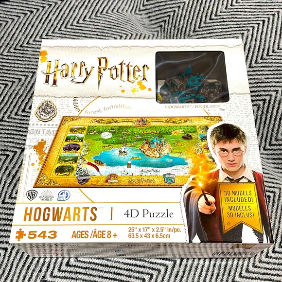 Harry Potter 4D Puzzle Complete With Instructions Hogwarts Wizarding World - Picture 2 of 13